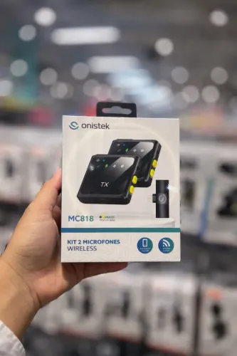 Microfone lapela duplo profissional- ENTREGA A DOMICÍLIO