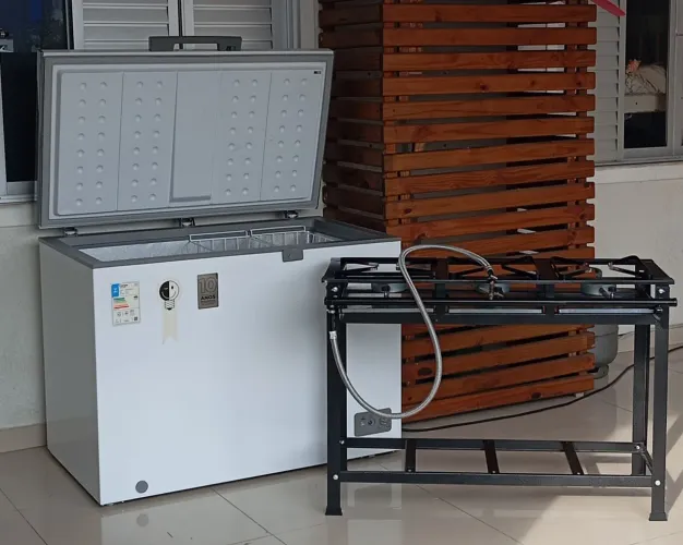 Freezer e Fogão de alta pressão 