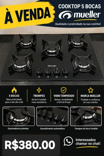 Fogão cooktop Mueller á venda