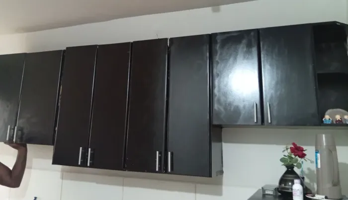 Vendo armário planejado de madeira cozinha