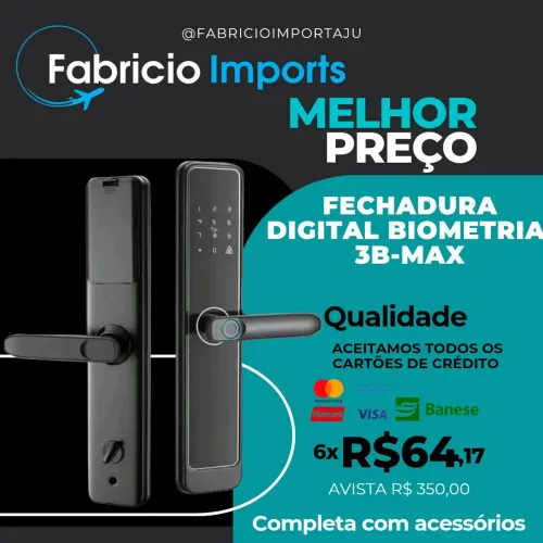 FECHADO DIGITAL BIOMETRIA E TAG EB-MAX