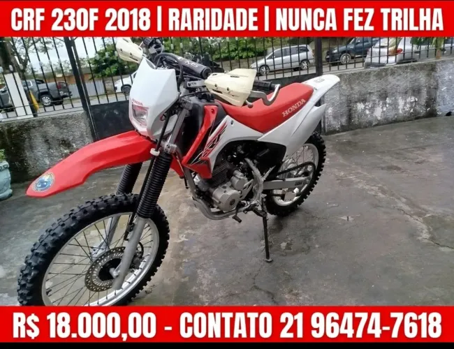 CRF 230 F 2018 RARIDADE