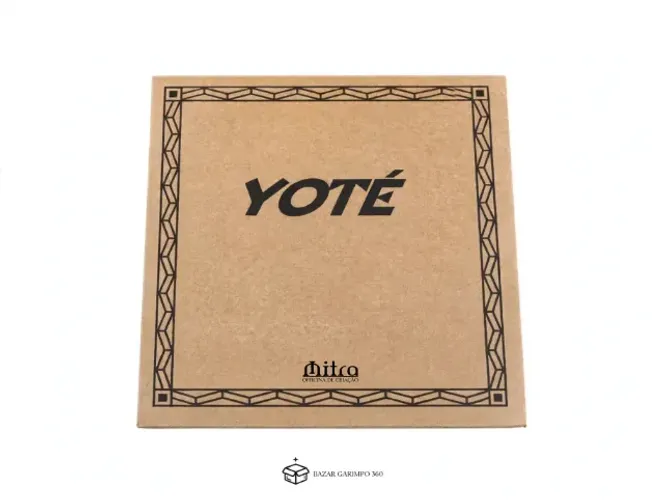 Jogo Yoté Africano - Mitra Oficina - Madeira Original - Completo - Bazar Garimpo 360
