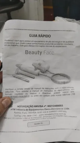 Beauty Face Htm - Aparelho De Alta Frequência Portátil
