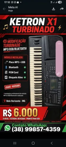 Ketron x1 modificado extremamente.modernizado