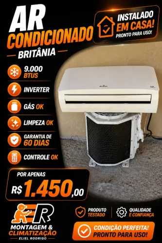 Ar-condicionado Britânia 9.000 BTUs Inverter ?