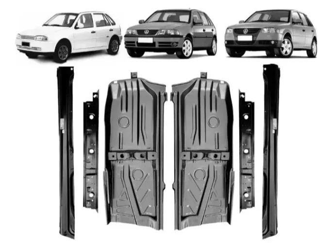 KIT ASSOALHO COMPLETO+ CAIXAS GOL/PARATI G2 G3 G4 NOVO PARA 4 PORTAS