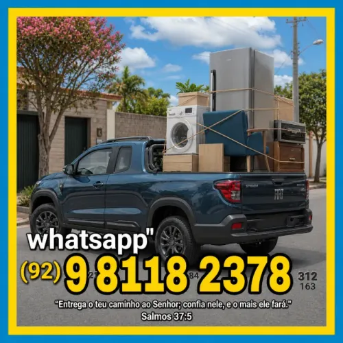 FRETE MUDANÇAS E GUINCHO MOTO FoNE.92 9 8118~2378 24HS AGORA OU AGENDADO MANAUS