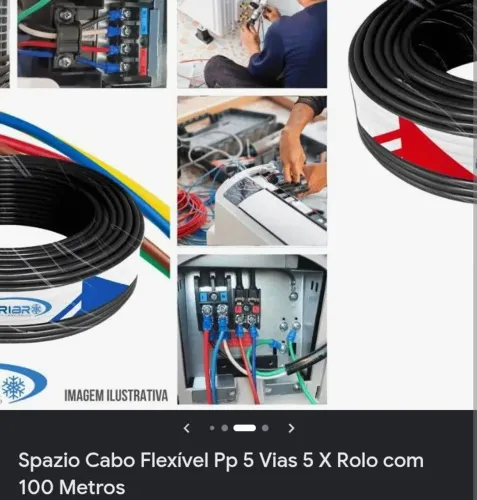 Cabo PP 5 x 2.5 mm