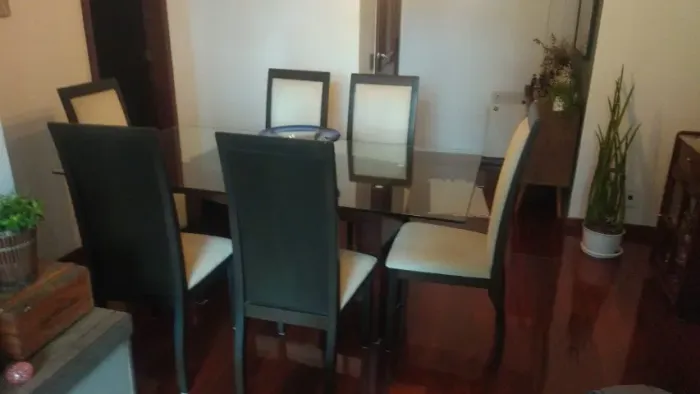 mesa de jantar retangular