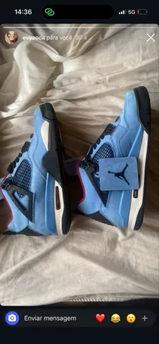 Tênis Air Jordan travis scott