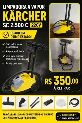 Limpadora a vapor Kärcher SC 2.500 C 220v