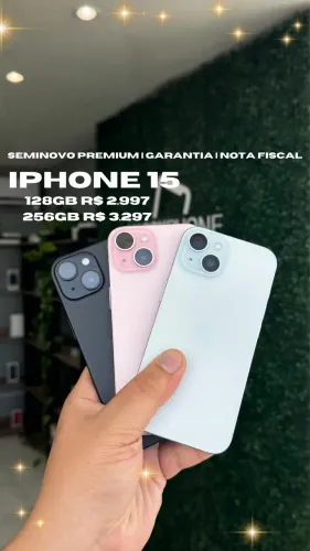 iPhone 15  - Loja Física - Nota fiscal 