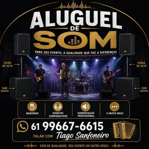 Aluguel de som para seu evento 