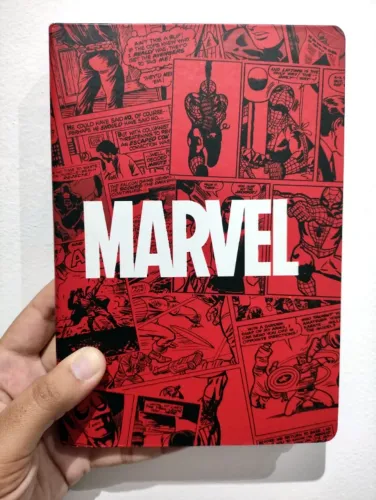 Caderneta Marvel sem pauta 96 folhas