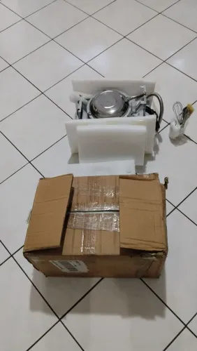 máquina de bubble waffle - cone profissional - 220w - novo!