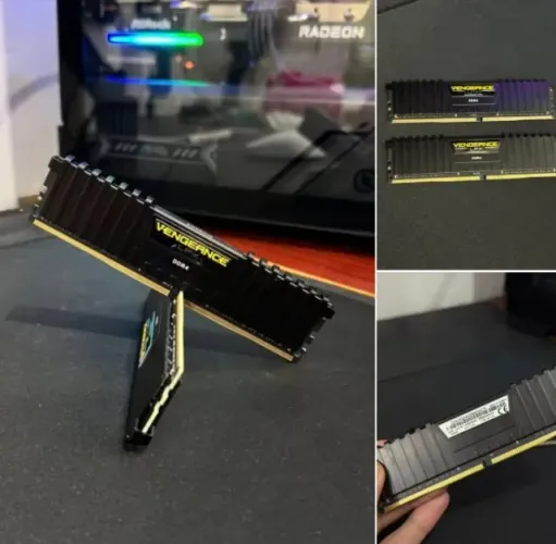 Memoria Ram Corsair Vengeance 2x8(16gb) 3000mhz ddr4 (faço teste).