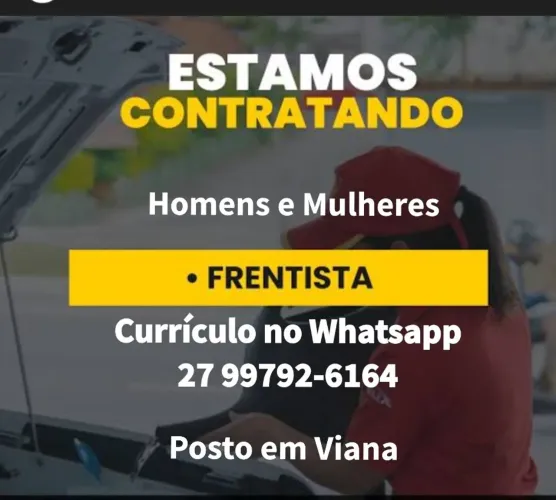 FRENTISTA SEM EXPERIÊNCIA 