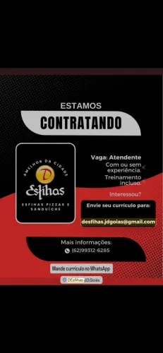 VAGA  ATENDENTE/CAIXA