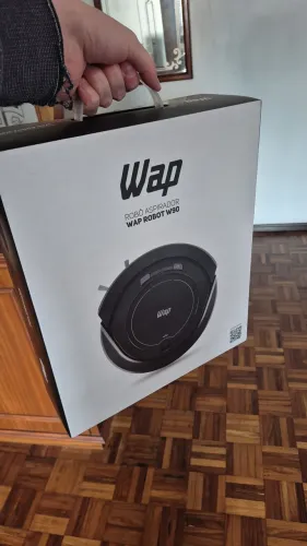 Wap Aspirador de Pó Robô E90 3 em 1 Automático Sistema Antiqueda e Rodas Emborrachas