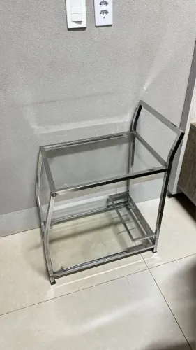 Barzinho de Alumínio e Vidro