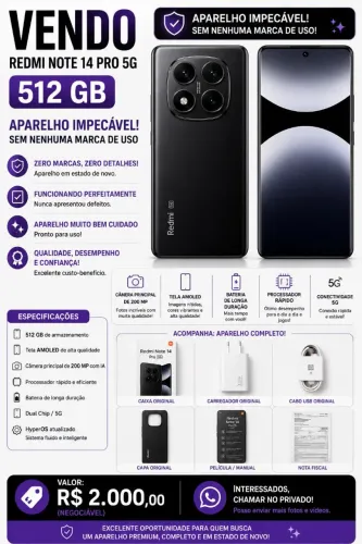 Redmi note 14 PRO 512 GB