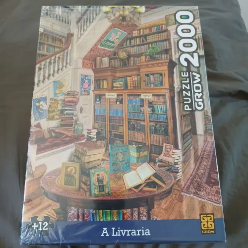 Quebra-cabeça 2000 peças - A livraria