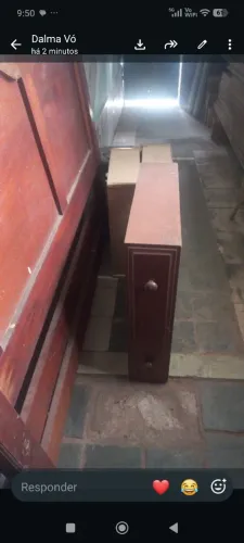 Cama de casal madeira pura