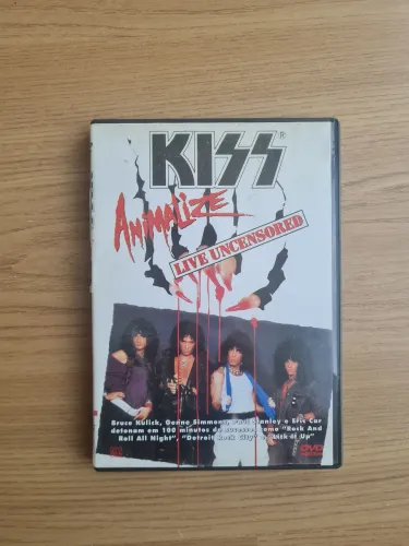 DVD Kiss - Animalize Live Uncensored - Show ao Vivo