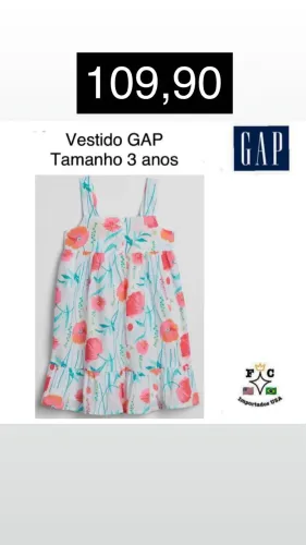 Vestido Infantil GAP 