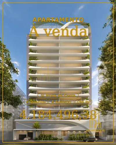 Linda vista para o Morro do Moreno: apartamento na Praia da Costa - Vila Velha!