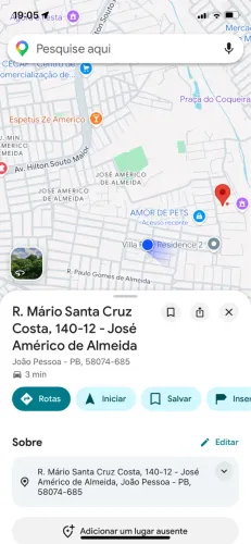 Terreno José Américo 250 metros próximo a Hilton solto maior e praça do coqueiral
