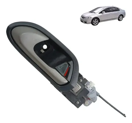 Macaneta Interna Traseira Honda Civic Lxs Esquerda 2006 2011 Cinza-escuro Traseira