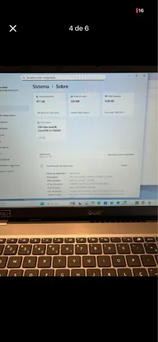 Notebook Acer Aspire 15