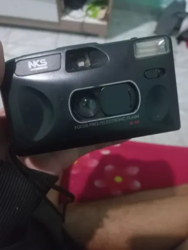 Câmera antiga funcionando 