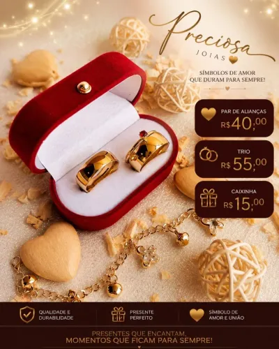Alianças de casamento 