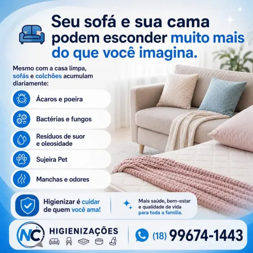 Higienização de estofados