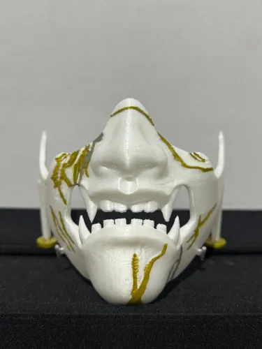 Suporte Ghost Of Yotei Controle Ps5 Dualsense Máscara Oni 3D
