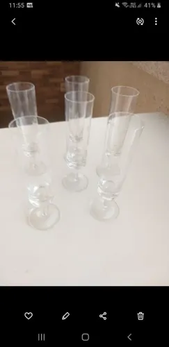 Taças de Cristal