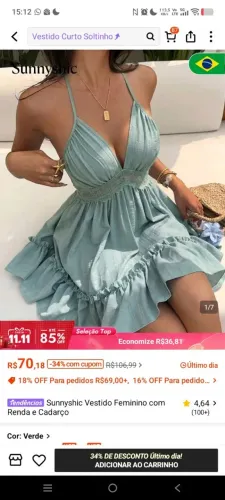 Vendo vestidos que pedi e ficaram pequeno