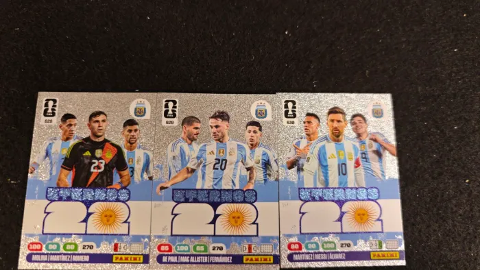 Adrenalyn XL WC 2026 3 Cards Eternos Argentina