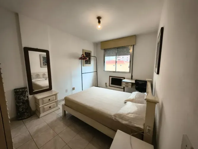 Apartamento mobiliado para aluguel com 1 quarto, 1 vaga em Gonzaga - Santos - SP