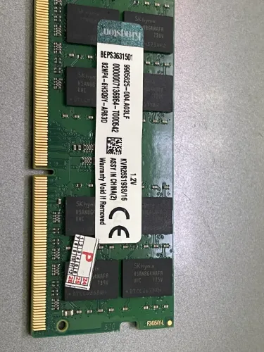 Memória RAM 16GB DDR4 2666MHz Kingston SODIMM Notebook
