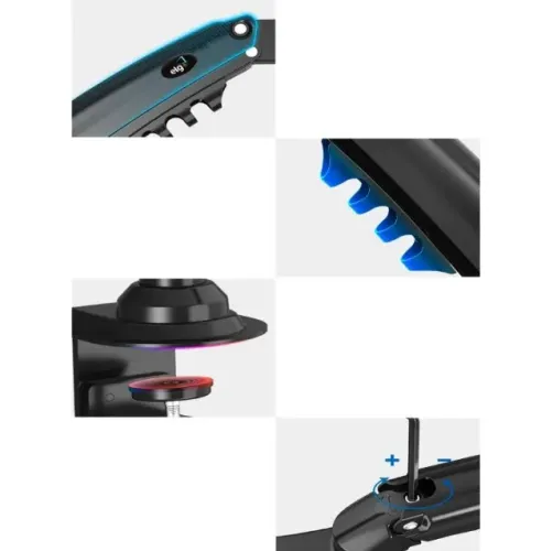 Suporte de Mesa para Monitor de 17 a 35 pistão a Gás e Cabo Hdmi Elg F98hdmi Novo