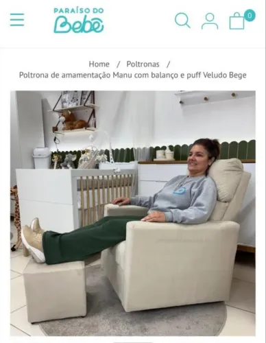 Poltrona de amamentação Promoção