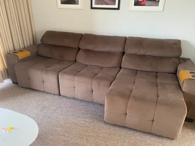 VENDO: Sofá Retrátil, Reclinável e com Chaise