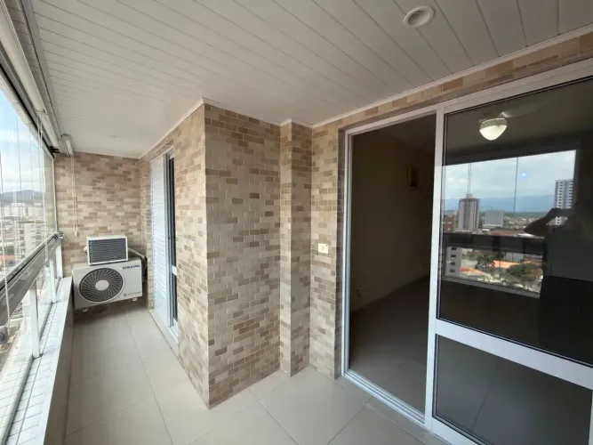 Apartamento 75m² -2 Dormitórios 1 suíte com lazer na cobertura Praia Grande