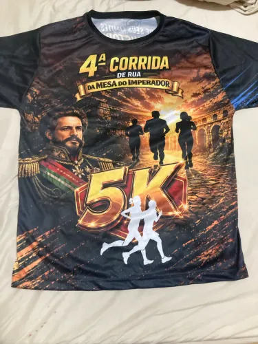 Camisa de Corrida de Rua - 4ª Corrida da Mesa do Imperador 5K - Tam M