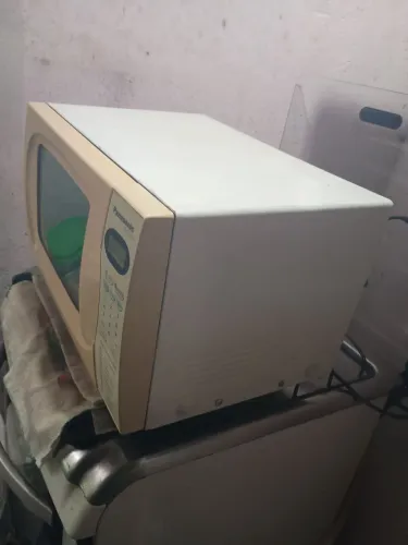 Microondas Panasonic e churrasqueira elétrica barato