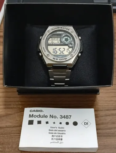 Relógio Casio MWD-100H Digital Grande 10 Anos de Bateria - Excelente estado!